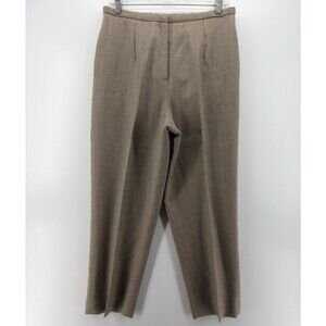 VINTAGE Pendleton Pants 12 Petites Virgin Wool Herringbone Trousers